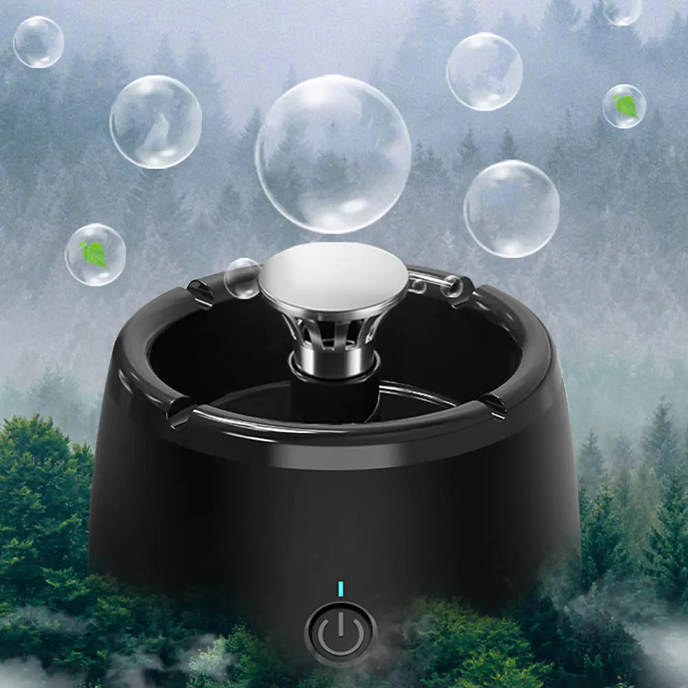 Multipurpose Ashtray with Air Purifier for Odor Removal