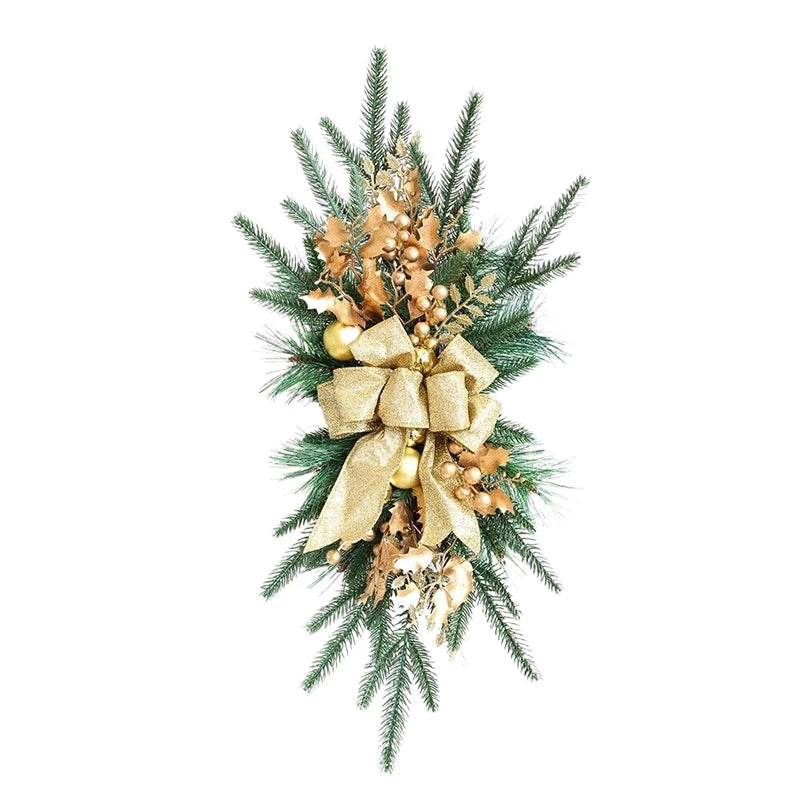 Christmas Staircase Decoration Wreath Party Gift Christmas Home Furnishing Decoration Prop Evening Party Dress Up Prop