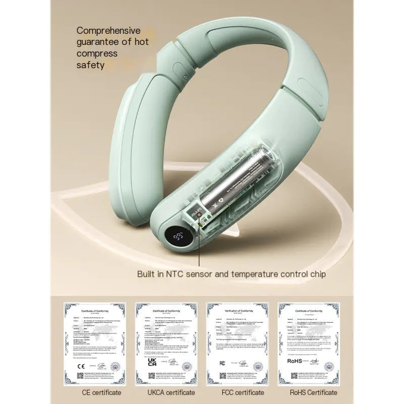 Neck Massager with Heat Therapy for Cervical Support
