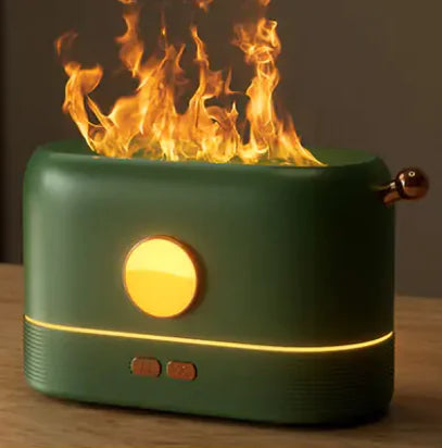 Bazzus Luxury Flame Humidifier & Essential Oil Diffuser
