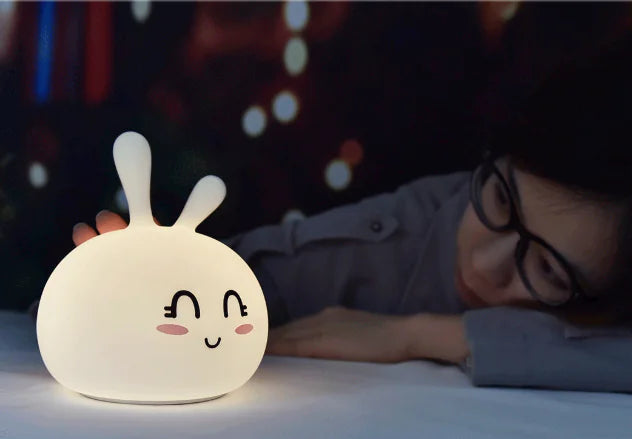 Creative USB Silicone Star Rabbit Night Light (Mini)