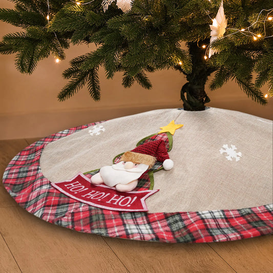 2023 Amazon Burlap Christmas Tree Skirt Decoration