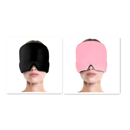 Ice Compress Headache Relief Eye Mask Hat