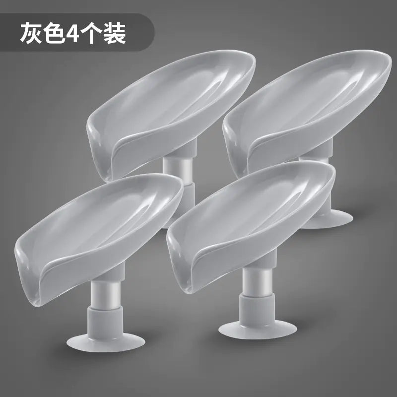 Plastic Soap Dish and Folding Basin Set for Home Use
