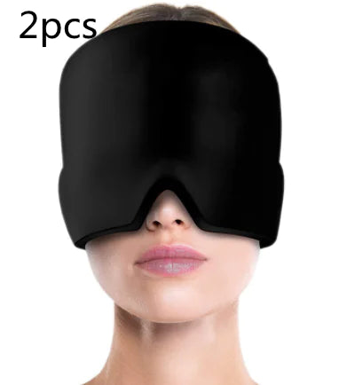 Ice Compress Headache Relief Eye Mask Hat