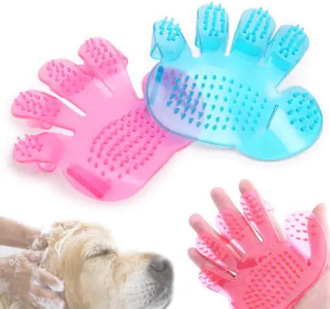 Pet Five-Finger Brush, Massage Palm Brush, Cleaning Tool