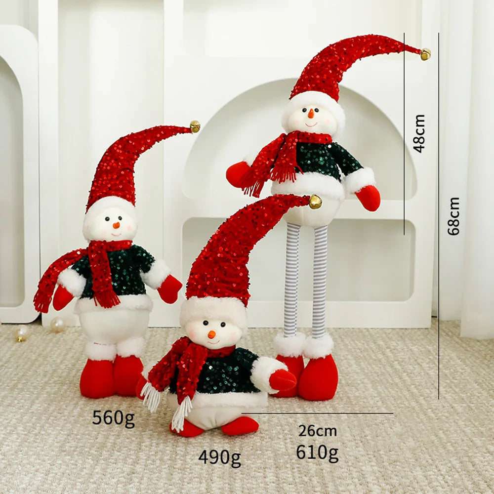 Small-sized Santa Claus Christmas Decorations Custom Plushie Plush Toys Desktop Indoor Decoration Pieces for Home