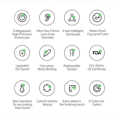 Bebird X3 R3 R1 Ear Cleaner Minifit Wax Removal Tool Digital 300W Precision Camera Waterproof Endoscope Otoscope Health Care