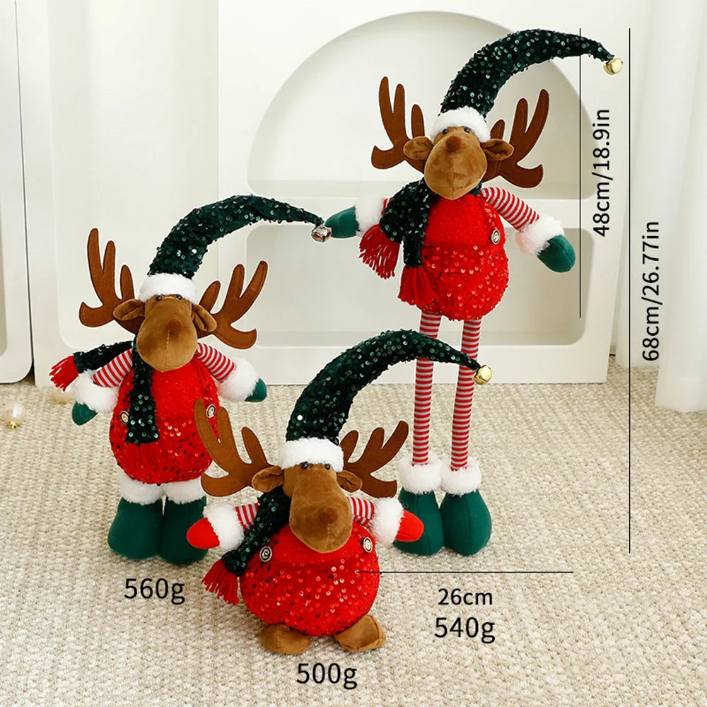 Small-sized Santa Claus Christmas Decorations Custom Plushie Plush Toys Desktop Indoor Decoration Pieces for Home