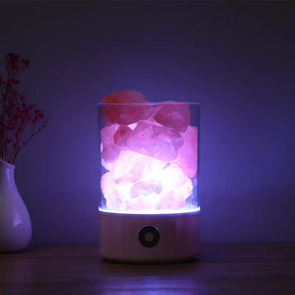 Creative Himalayan Salt Lamp with USB Night Light