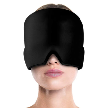Ice Compress Headache Relief Eye Mask Hat