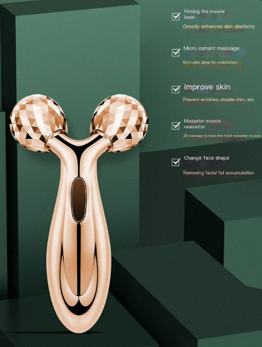 Mini Massager with New Roller Face Slimming Device