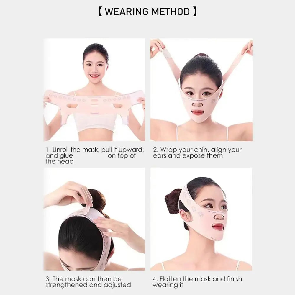 Chin Cheek Slimming Bandage V Shaper V Line Lifting Mask Face Lifting Anti Wrinkle Strap Band Sleeping Mask Beauty Health tool