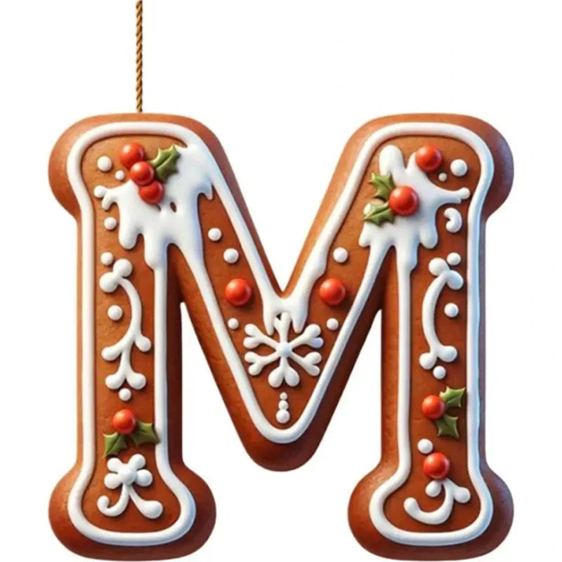 Christmas Ornaments DIY Decoration New Year Nativity Hanging Tree Holiday 26 Christmas Decoration Letters Navidad 2026 New