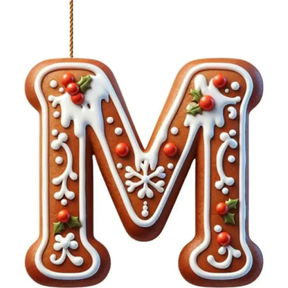 Christmas Ornaments DIY Decoration New Year Nativity Hanging Tree Holiday 26 Christmas Decoration Letters Navidad 2026 New