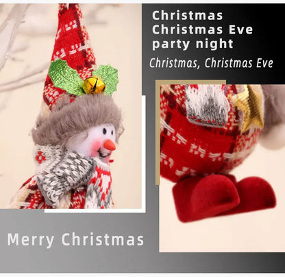 Christmas Ornaments Red Star Christmas Tree Pendant Xmas DIY New Year 2023 Party Gifts Noel Supply Navidad 2022 Home Decor