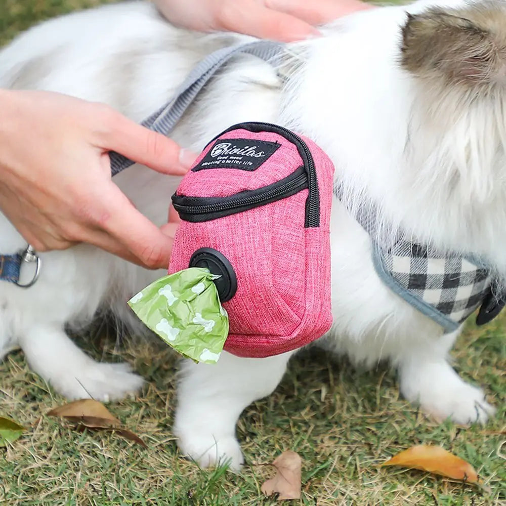 Pet Dog treat pouch Portable Multifunction Dog training bag Outdoor Travel Dog Poop Bag Dispenser Durable Pet accessories