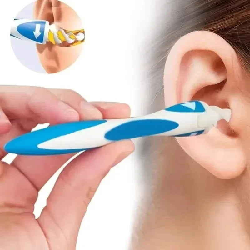 1Set Ear Wax Remover Tool Ear Cleaner with Soft Silicone 16 Replacement Tips Simply To Grab Extract Earwax  Health Care Tools