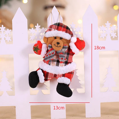 Christmas Ornaments Red Star Christmas Tree Pendant Xmas DIY New Year 2023 Party Gifts Noel Supply Navidad 2022 Home Decor