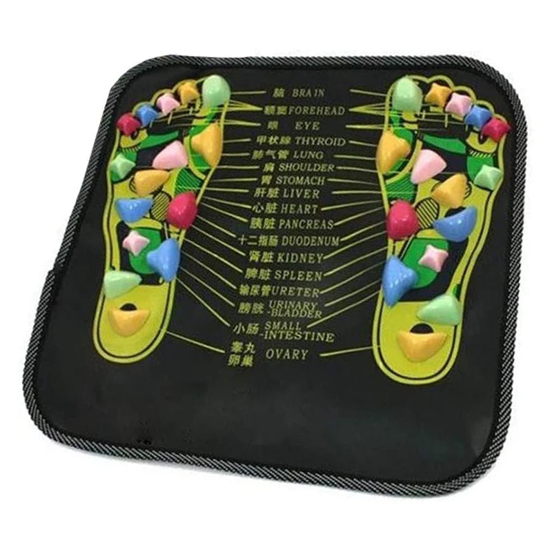 Colorful Acupressure Foot Massage Mat Reflexology Path for Pain Relief and Relaxation Health Walking Pad Gift