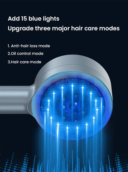 Hair Growth Comb Scalp Care Massage Comb Red Blue Light Laser Medicine Health Essence Introduced Into Hair Growth Instrument