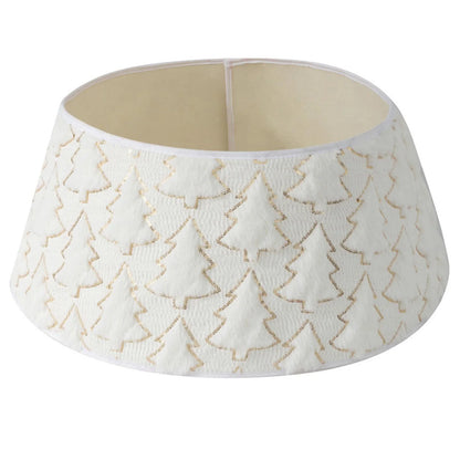 Christmas Tree Skirt Merry Christmas Tree Skirt Collar Christmas Holiday Indoor Decoration Gift Decorative Tree Bottom Cover