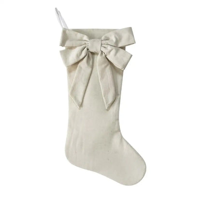 Christmas Decorations Bows Christmas Socks Candy Gift Bags Festive Christmas Atmosphere Home Hanging Ornaments