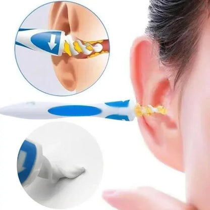 1Set Ear Wax Remover Tool Ear Cleaner with Soft Silicone 16 Replacement Tips Simply To Grab Extract Earwax  Health Care Tools
