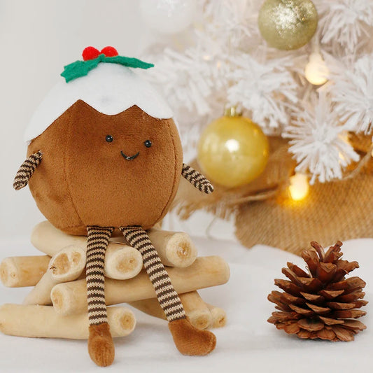 Christmas Decorations Christmas Tree Wreath Cake Wreath Shaped Plush Doll Ornament Holiday Decoration Home Decor for Christmas