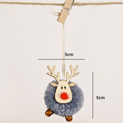 Christmas Ornaments Red Star Christmas Tree Pendant Xmas DIY New Year 2023 Party Gifts Noel Supply Navidad 2022 Home Decor