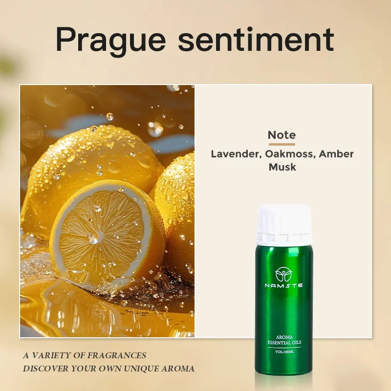 Aroma Diffuser Perfume Fragrance Oil Pure Scented Air Freshener for Scent Diffusers Namste 100ML Essential Oil Diffuser Natural