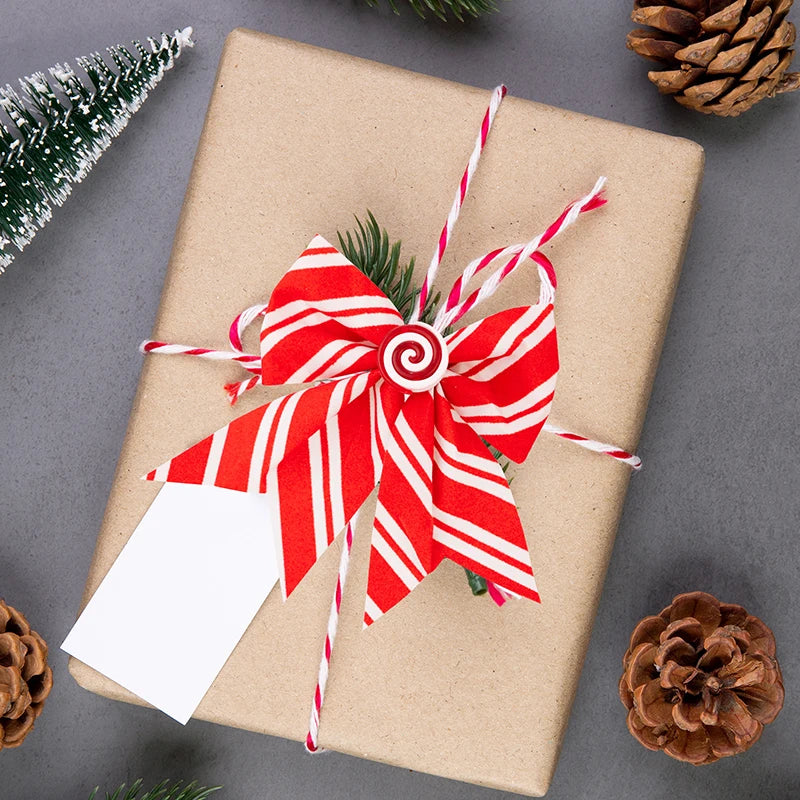 Christmas Bows,Large Wreaths Bows For Tree Gift Wrapping Garland,Christmas Decoration Holiday Crafts Xmas Tree Ribbon Ornaments