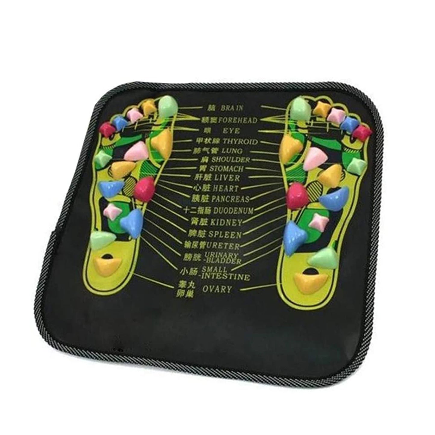 Colorful Acupressure Foot Massage Mat Reflexology Path for Pain Relief and Relaxation Health Walking Pad Gift