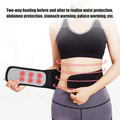 Thermal Magnetic Kidney Belt, Tourmaline Self-Heating Waist Brace - Pain Relief for Sciatica & Lower Back, Improve Kidney Health