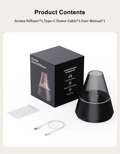 Air Humidifier USB Mini Aroma Essential Oil Diffuser Home Mute Automatic Mist Maker Fragrance Diffuser with Colorful Night Light