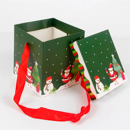 Christmas Gifts Boxes Present Decoration Chocolate Candy Cookie Packaging For Indoor Holiday Party Decor Navidad New Year