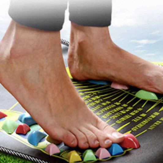 Colorful Acupressure Foot Massage Mat Reflexology Path for Pain Relief and Relaxation Health Walking Pad Gift