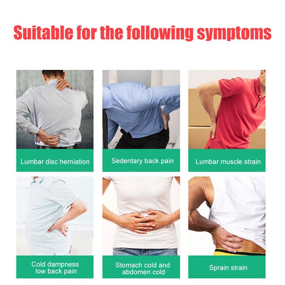 Thermal Magnetic Kidney Belt, Tourmaline Self-Heating Waist Brace - Pain Relief for Sciatica & Lower Back, Improve Kidney Health