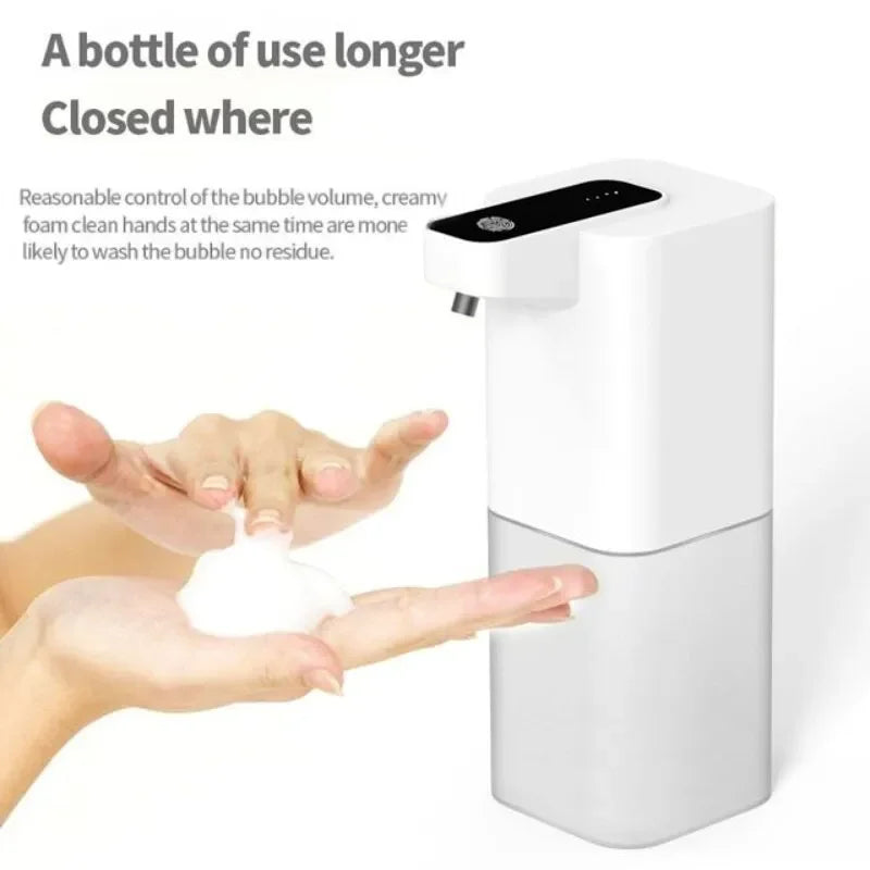 Automatic Soap Dispenser USB Rechargeable Foaming Touchless Hand Free Portable Foam Liquid Soap Dispenser For Bathroom Kitchen