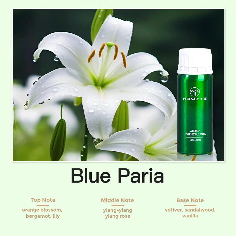 Aroma Diffuser Perfume Fragrance Oil Pure Scented Air Freshener for Scent Diffusers Namste 100ML Essential Oil Diffuser Natural