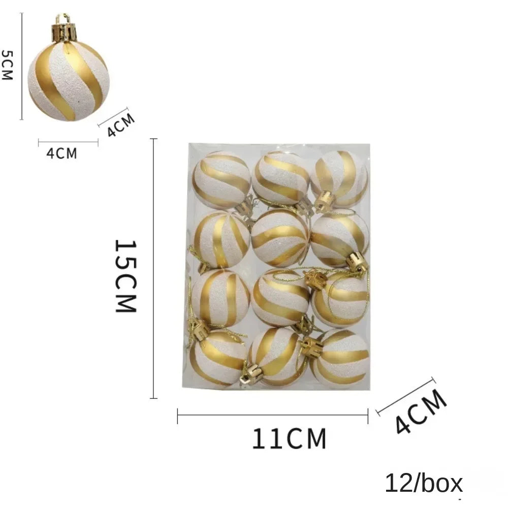 Red Christmas Hanging Decoration Electroplated Pinecone Acorn Owl Xmas Ornament Ball Festival Shopwindow Christmas Tree Ornament