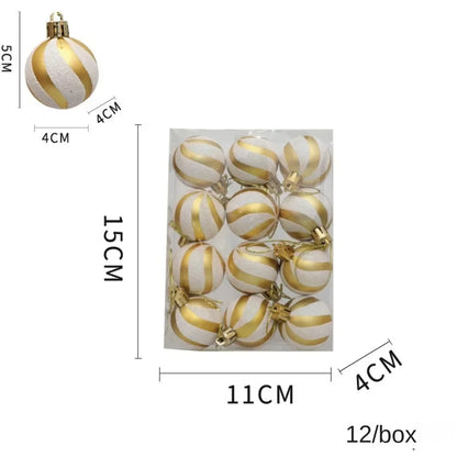 Red Christmas Hanging Decoration Electroplated Pinecone Acorn Owl Xmas Ornament Ball Festival Shopwindow Christmas Tree Ornament