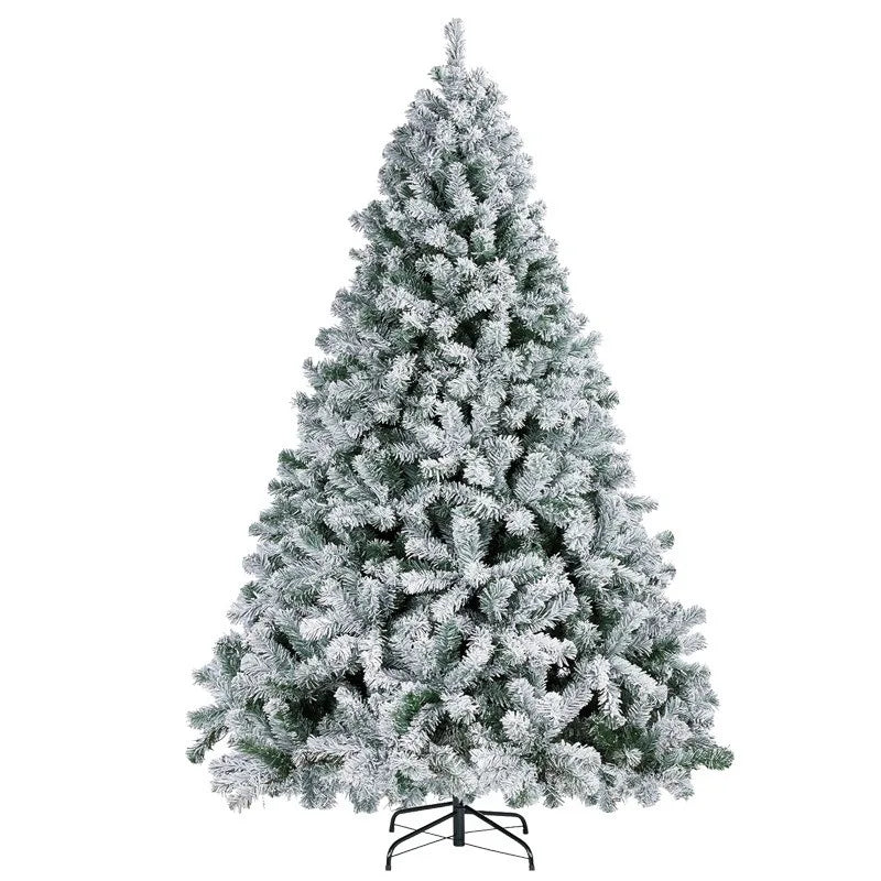 This year's popular Christmas tree is a 1.2-meter white plush tree that simulates falling snow. It is a snow pine tree