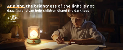 LED Flameless Candle Night Light Room Decoration Lights USB Table Lamp Dimmable Bedside Lamps Camping Light Halloween Xmas Gifts