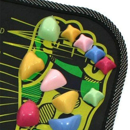 Colorful Acupressure Foot Massage Mat Reflexology Path for Pain Relief and Relaxation Health Walking Pad Gift