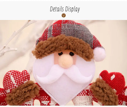 Christmas Ornaments Red Star Christmas Tree Pendant Xmas DIY New Year 2023 Party Gifts Noel Supply Navidad 2022 Home Decor