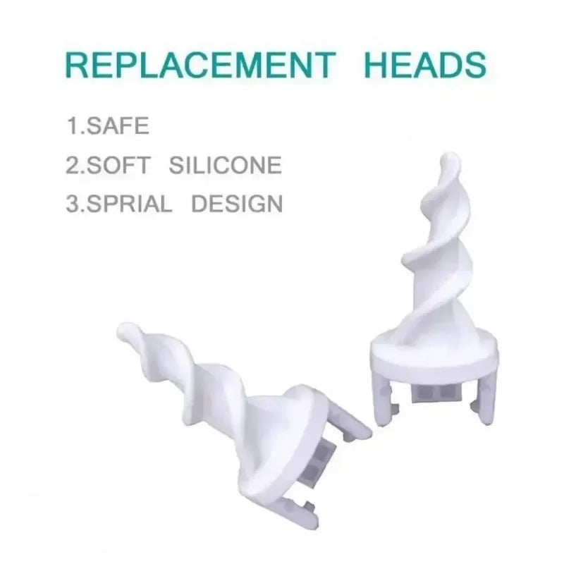 1Set Ear Wax Remover Tool Ear Cleaner with Soft Silicone 16 Replacement Tips Simply To Grab Extract Earwax  Health Care Tools