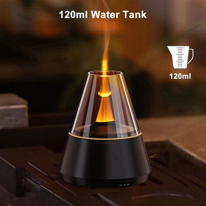 Air Humidifier USB Mini Aroma Essential Oil Diffuser Home Mute Automatic Mist Maker Fragrance Diffuser with Colorful Night Light