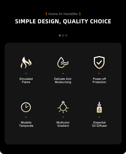 Air Humidifier USB Mini Aroma Essential Oil Diffuser Home Mute Automatic Mist Maker Fragrance Diffuser with Colorful Night Light