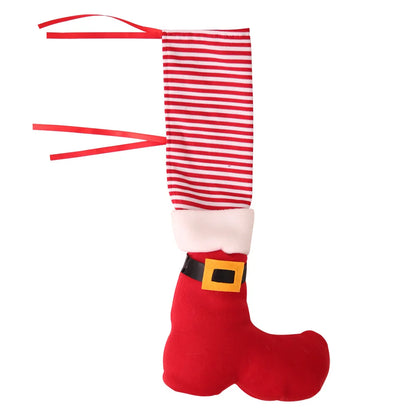 8/4PCS Creative Christmas Table Foot Socks Chair Leg Covers Floor Protectors Cloth Furniture Feet Sleeve Christmas Supplies DIY